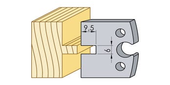 Profilmesser 9017HSS 40 mm
