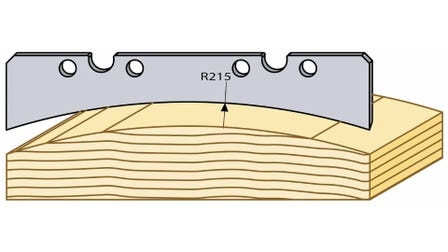 Profilmesser 91342HSS 130 mm