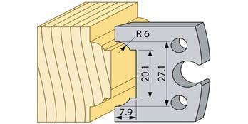 Profilmesser 94607HSS 40 mm