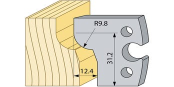 Profilmesser 94620HSS 40 mm