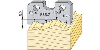 Profilmesser 94621HSS 40 mm