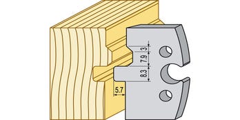 Profilmesser 95079HSS 50 mm