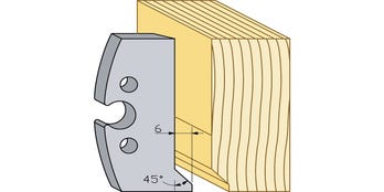 Profilmesser 96099HSS 60 mm